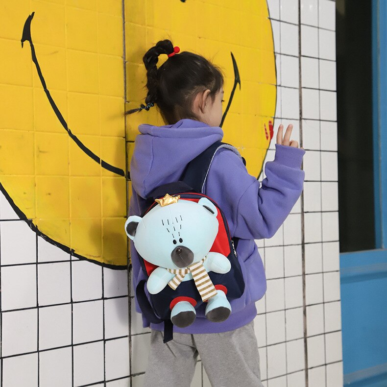 Mochila Escolar Infantil de Urso