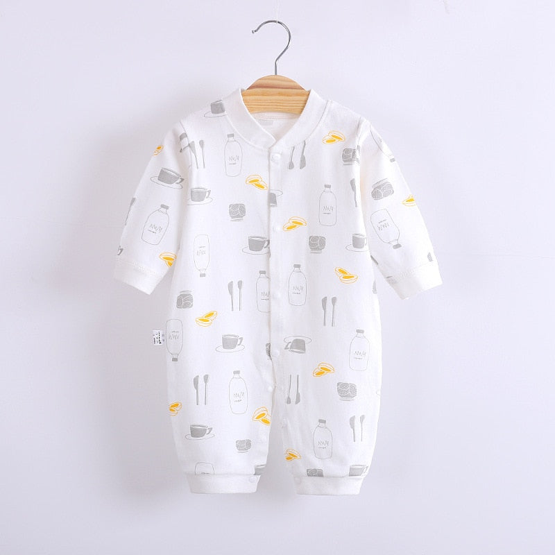 Macacão Estampado - 3 meses a 1 ano