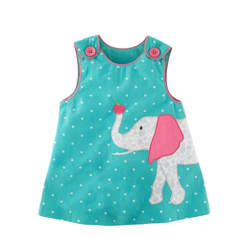 Vestido para meninas - 2 a 7 anos