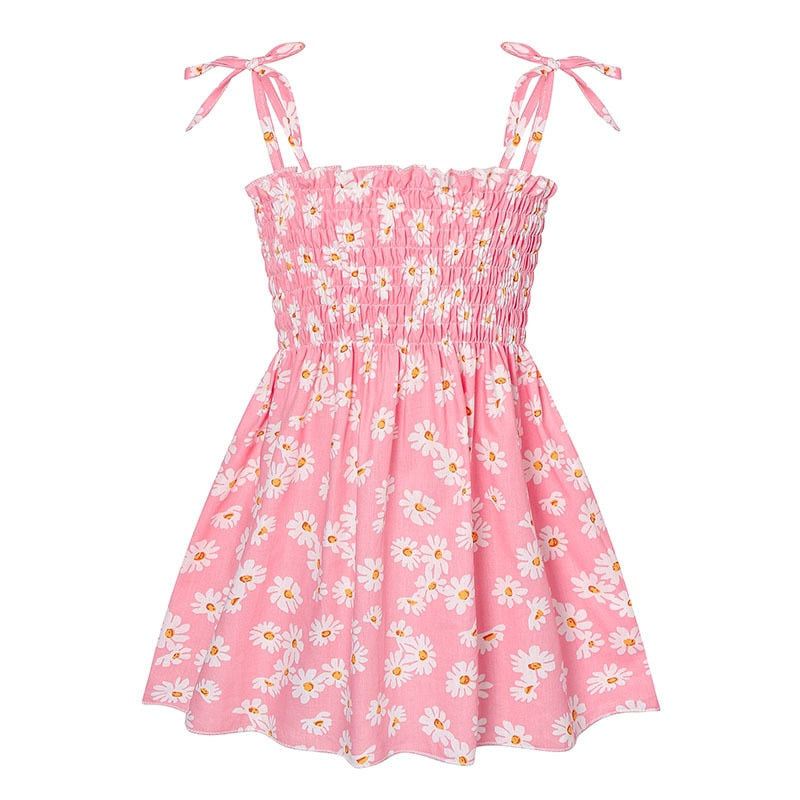 Vestido Infantil de Verão para Princesas - 12 meses a 5 anos