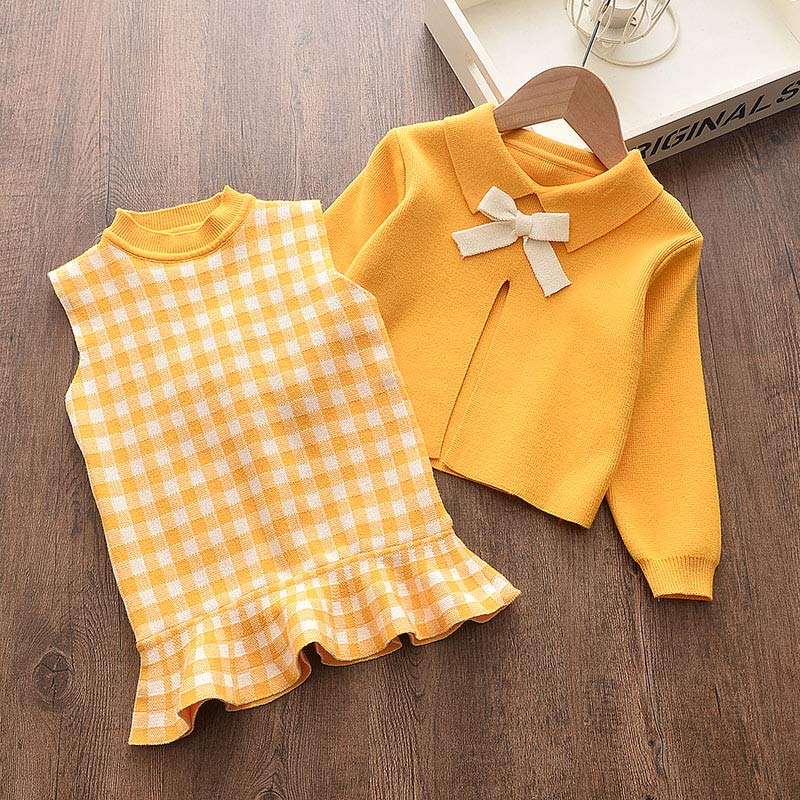 Conjunto outono/inverno para meninas - 2 a 6 anos