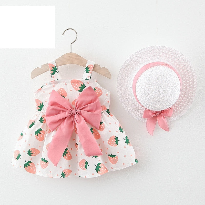 Vestido Estampado com Chapéu - 9 meses a 3 anos