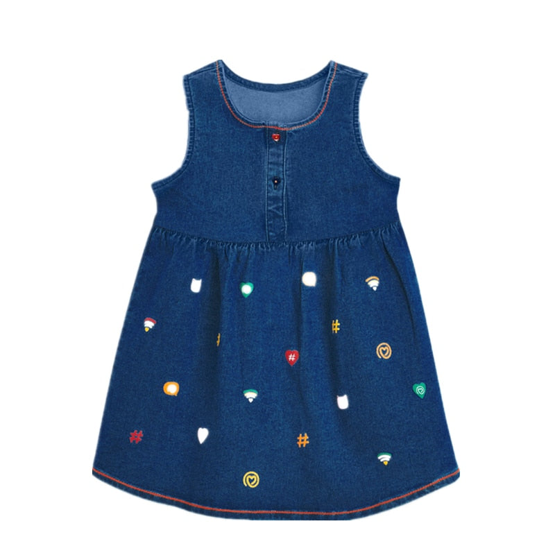 Vestido para meninas - 2 a 7 anos