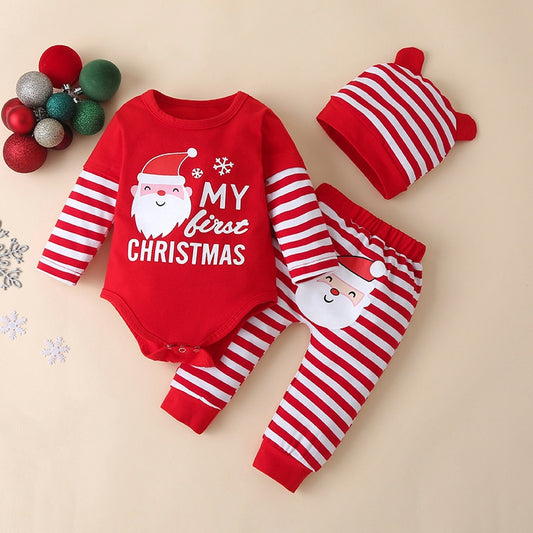 Conjunto Natalino com Touca - RN a 24 meses