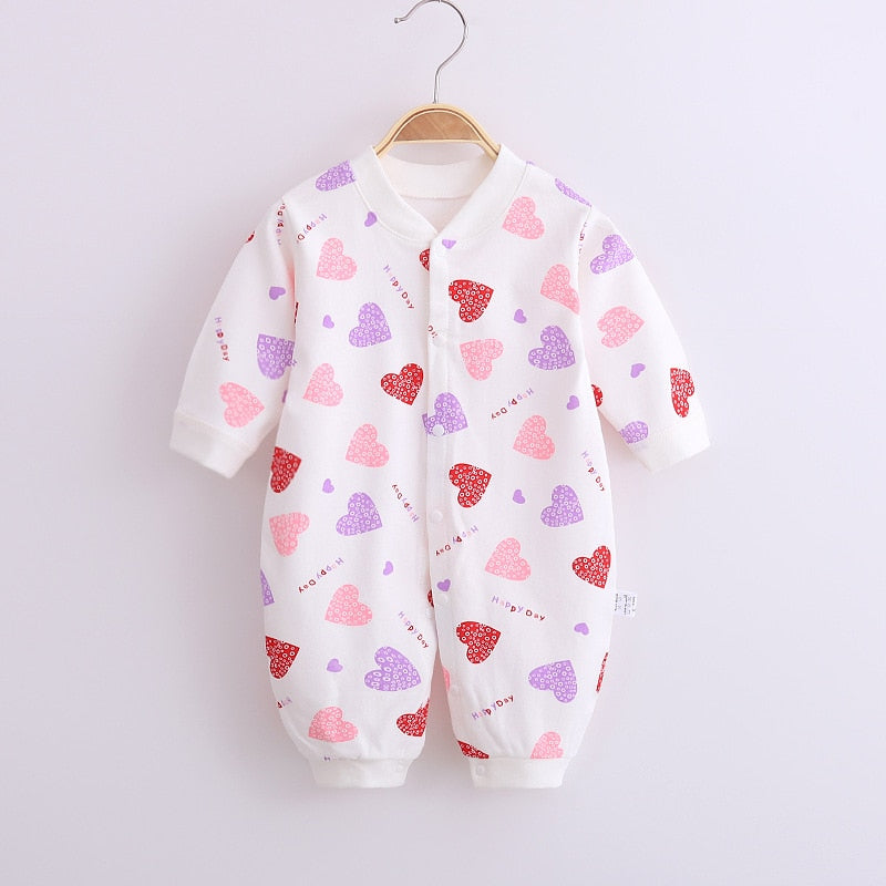 Macacão Estampado - 3 meses a 1 ano