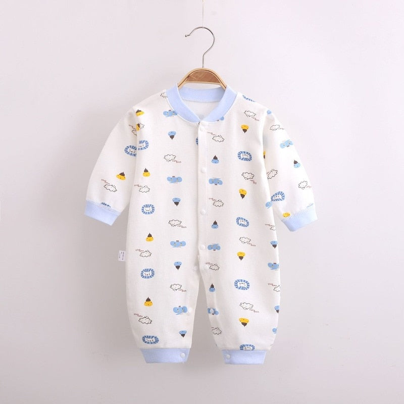 Macacão Estampado - 3 meses a 1 ano