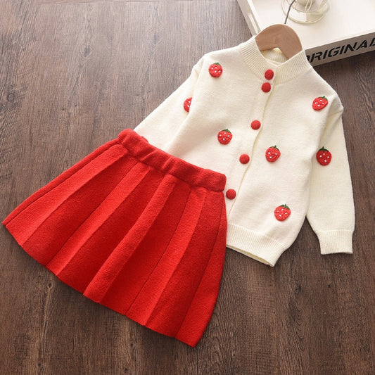 Conjunto outono/inverno para meninas - 2 a 6 anos