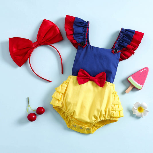 Macacão da Branca de Neve - 0 a 24 meses