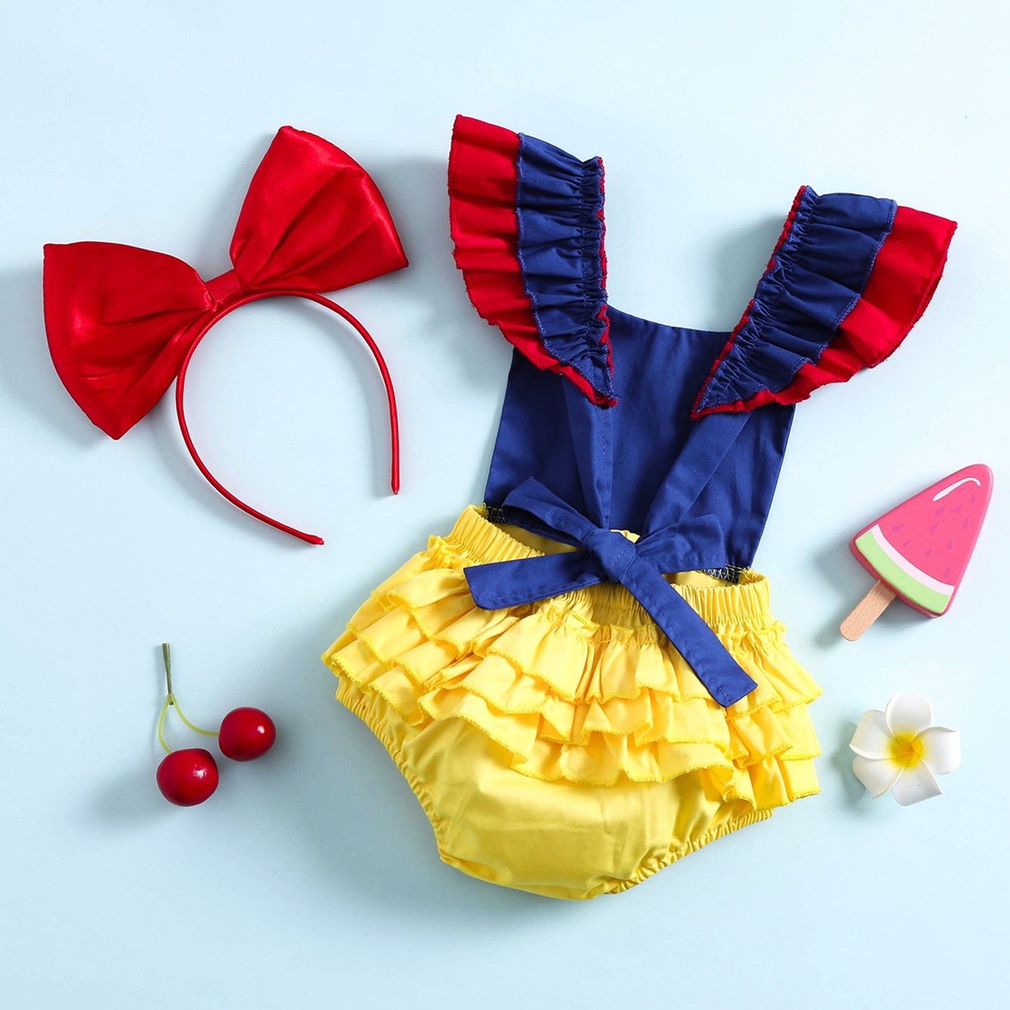 Macacão da Branca de Neve - 0 a 24 meses