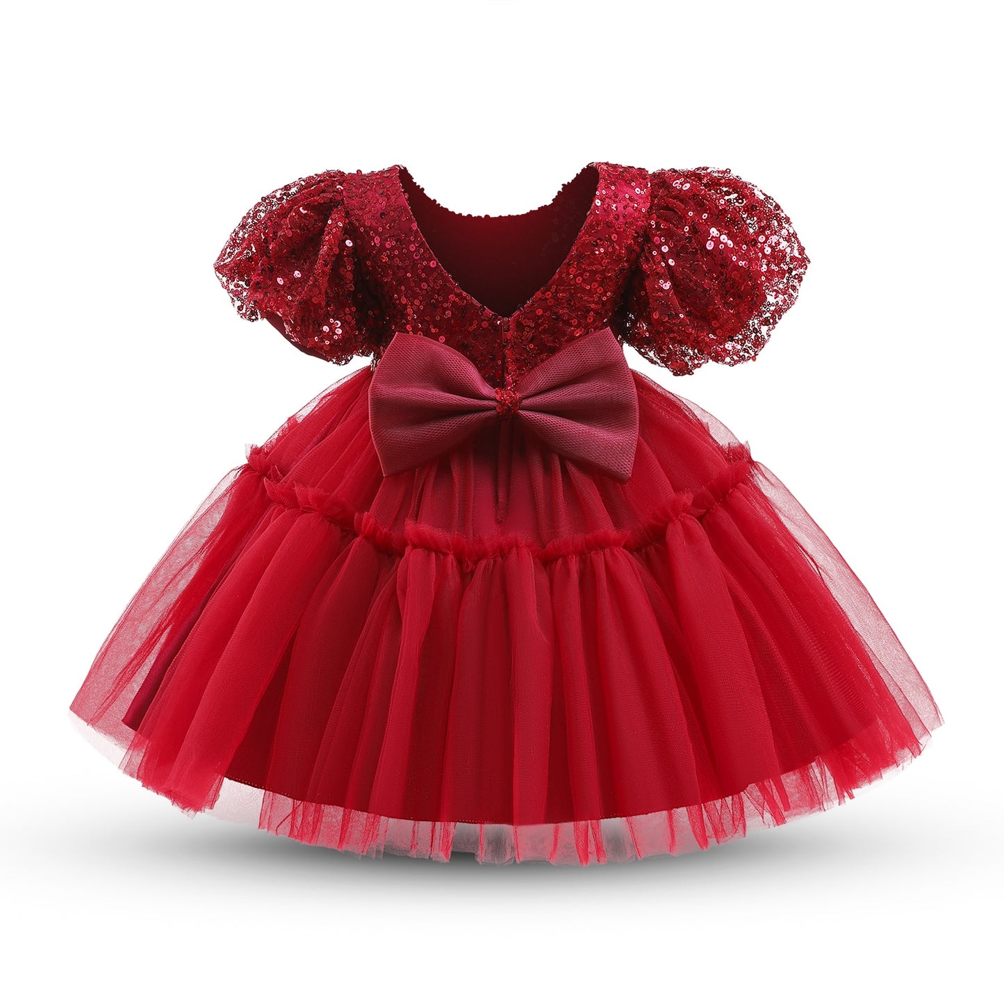 Vestido Vermelho - 9 meses a 5 anos