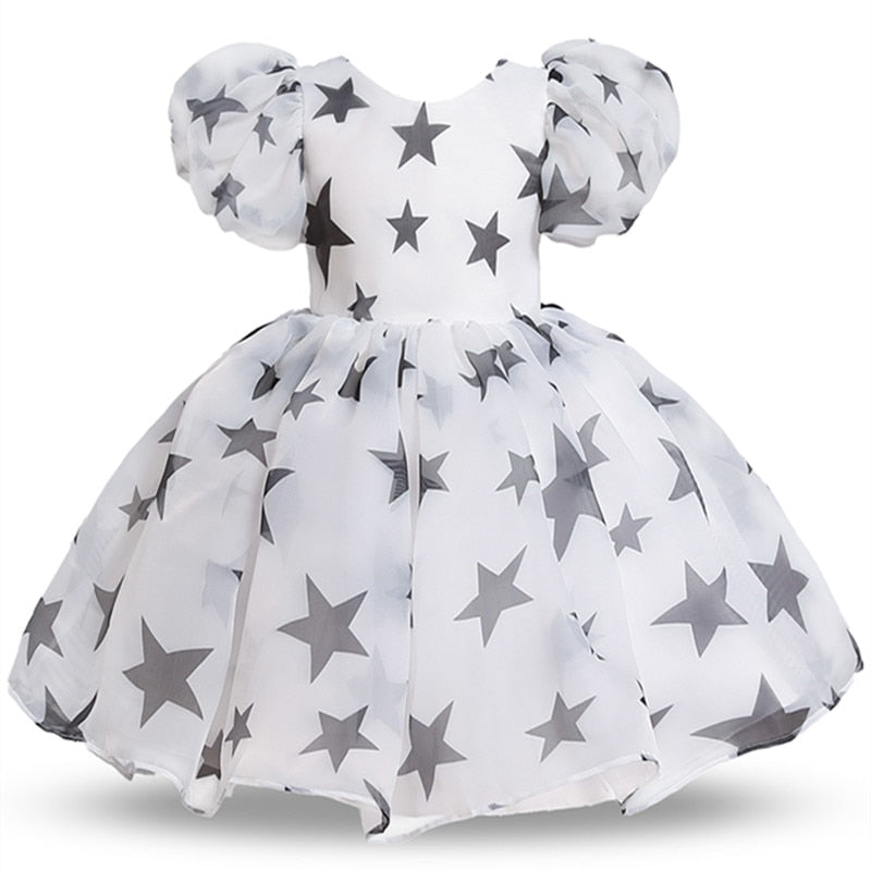 Vestido elegante para meninas - 3 a 8 anos
