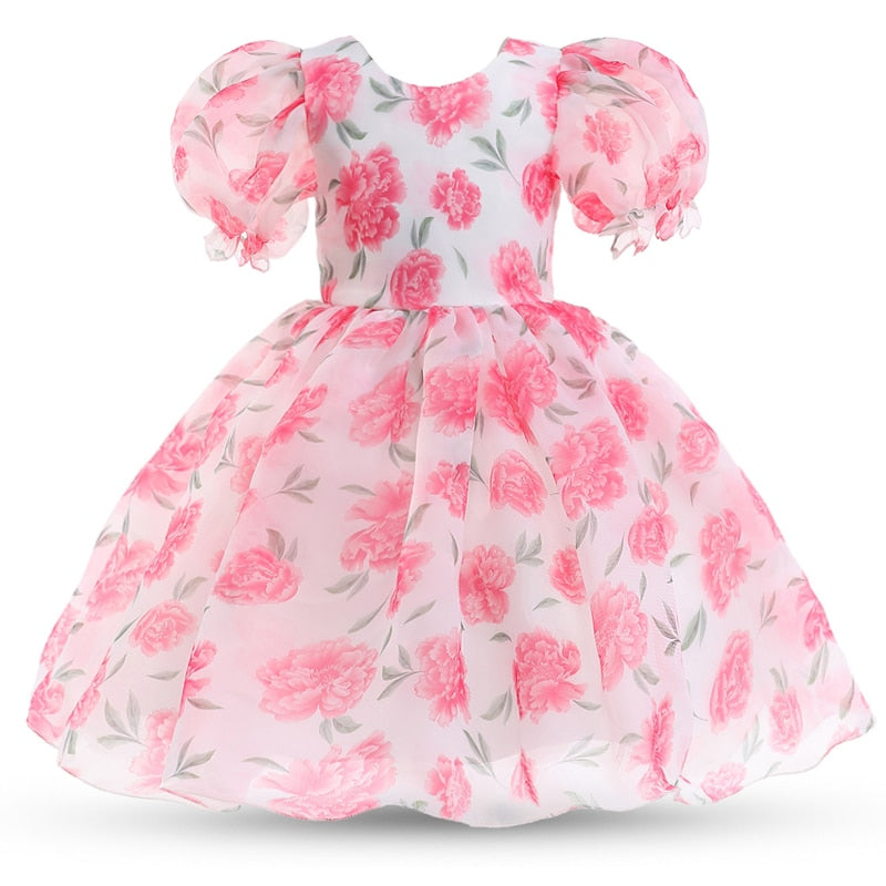 Vestido elegante para meninas - 3 a 8 anos