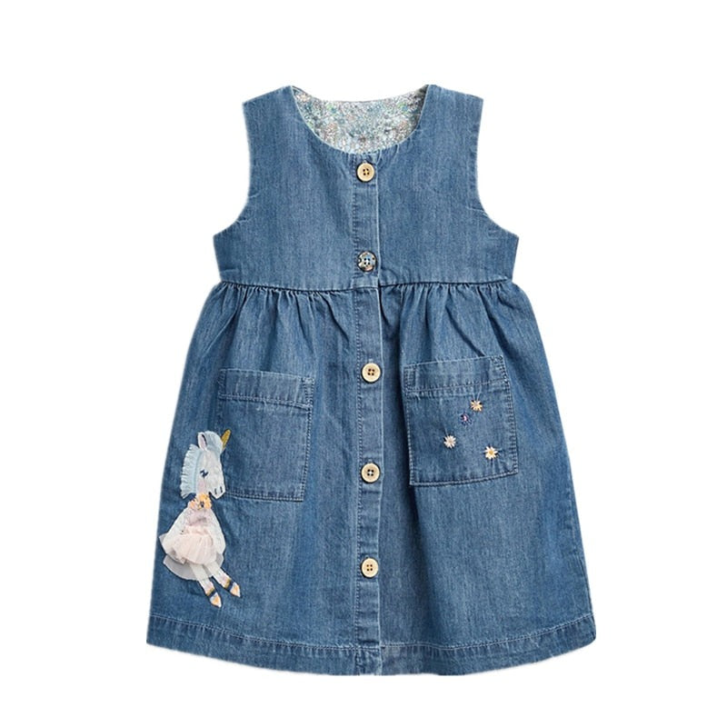 Vestido para meninas - 2 a 7 anos