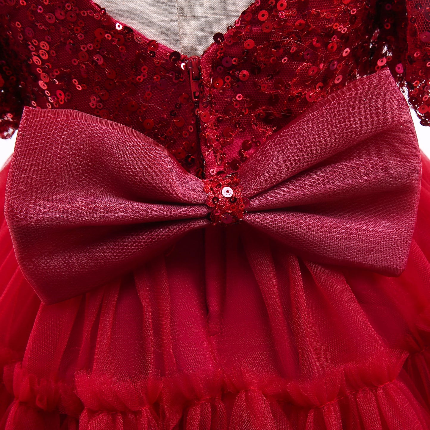 Vestido Vermelho - 9 meses a 5 anos