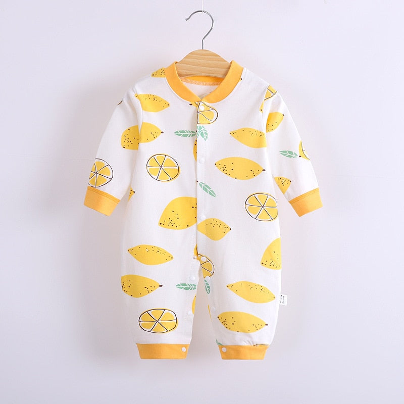 Macacão Estampado - 3 meses a 1 ano