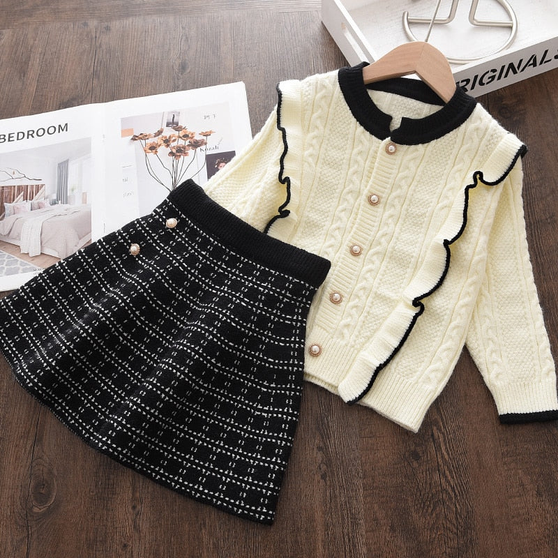 Conjunto Blusa e Saia  - 2 a 7 anos