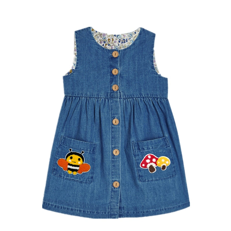 Vestido para meninas - 2 a 7 anos