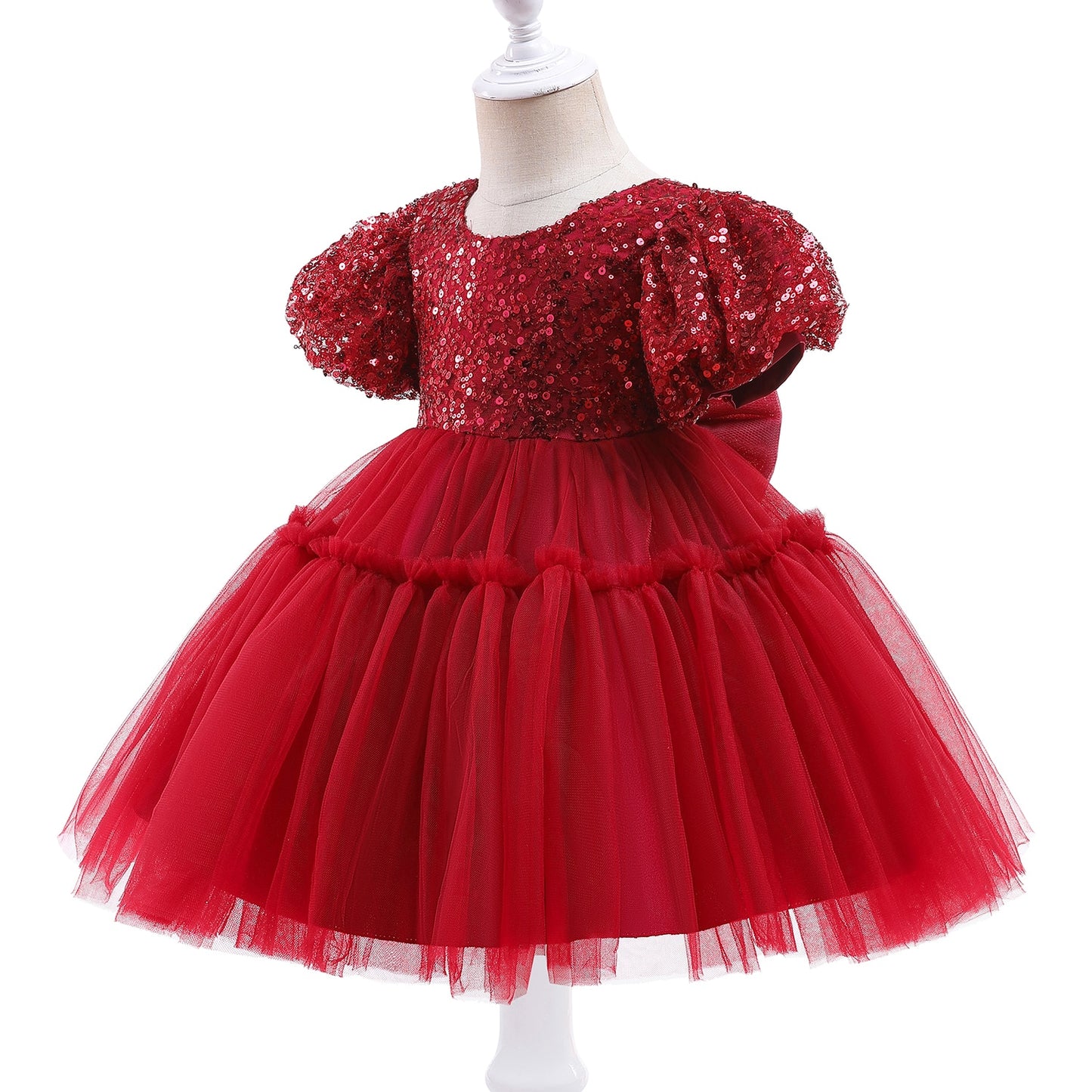 Vestido Vermelho - 9 meses a 5 anos