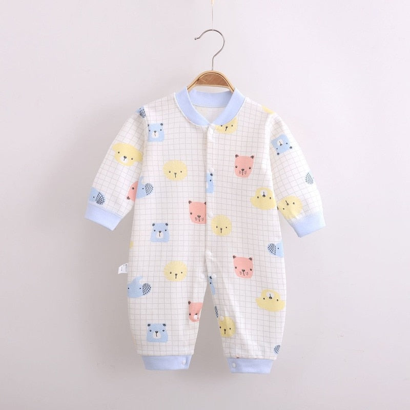 Macacão Estampado - 3 meses a 1 ano