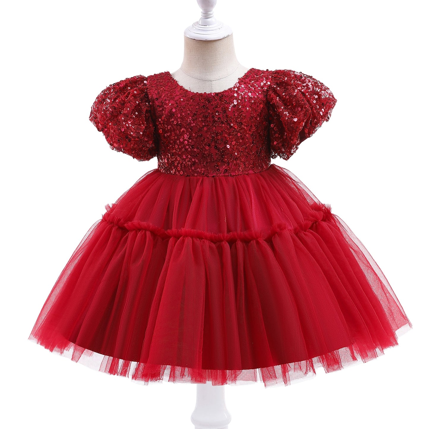 Vestido Vermelho - 9 meses a 5 anos