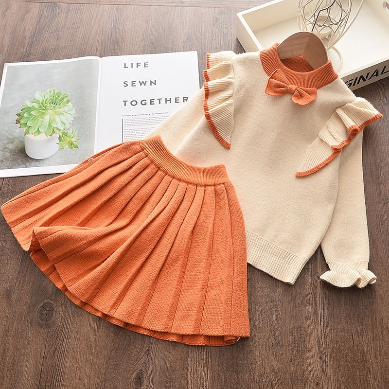 Conjunto Blusa e Saia  - 2 a 7 anos