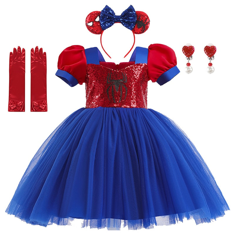 Fantasia Mulher Aranha - 12 Meses a 7 Anos