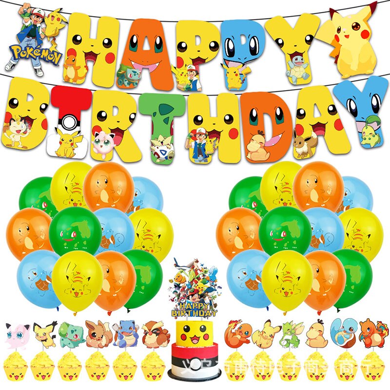 Decorações de Aniversário Pokémon