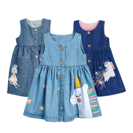 Vestido para meninas - 2 a 7 anos