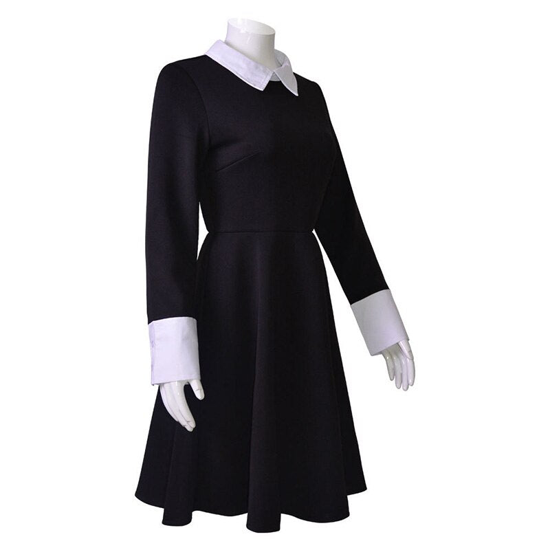 Vestido Preto da Wandinha Addams - Infantil e Adulto