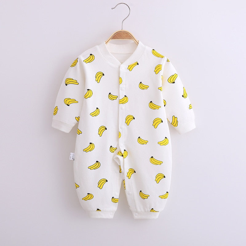 Macacão Estampado - 3 meses a 1 ano