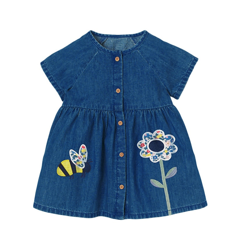 Vestido para meninas - 2 a 7 anos