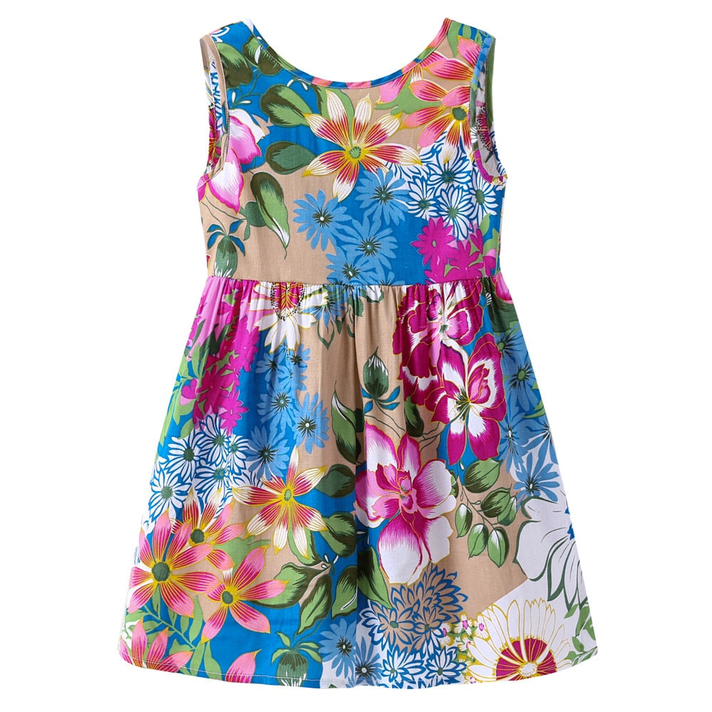 Vestido de verão para meninas - 9 meses a 6 anos