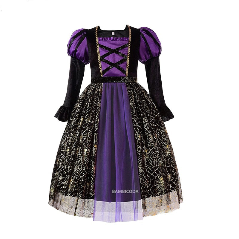 Vestido Bruxinha 3 a 10 Anos