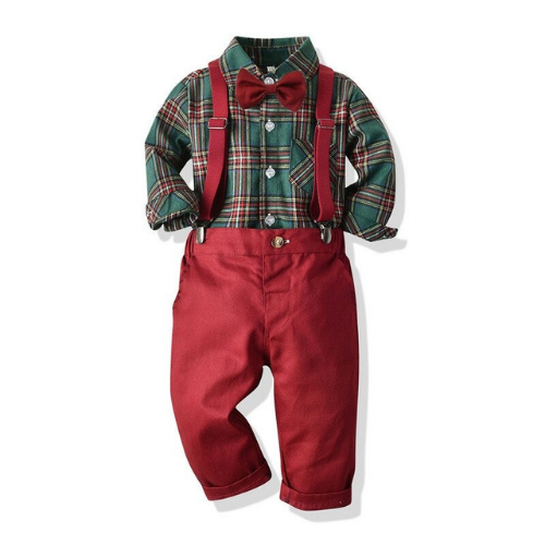Conjunto de roupa de festa, para meninos de 18 meses a 5 anos - 2 peças