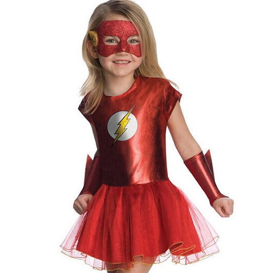 Fantasia do Flash para Meninas - 3 a 14 anos