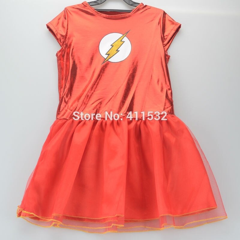 Fantasia do Flash para Meninas - 3 a 14 anos